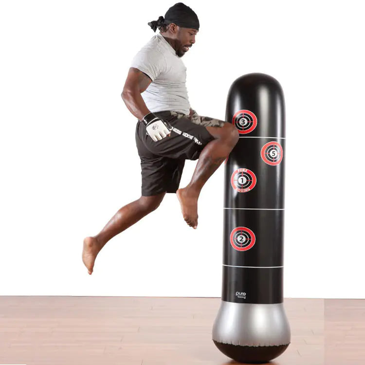 Inflatable Stand-Up Punching Bag for Stress Relief