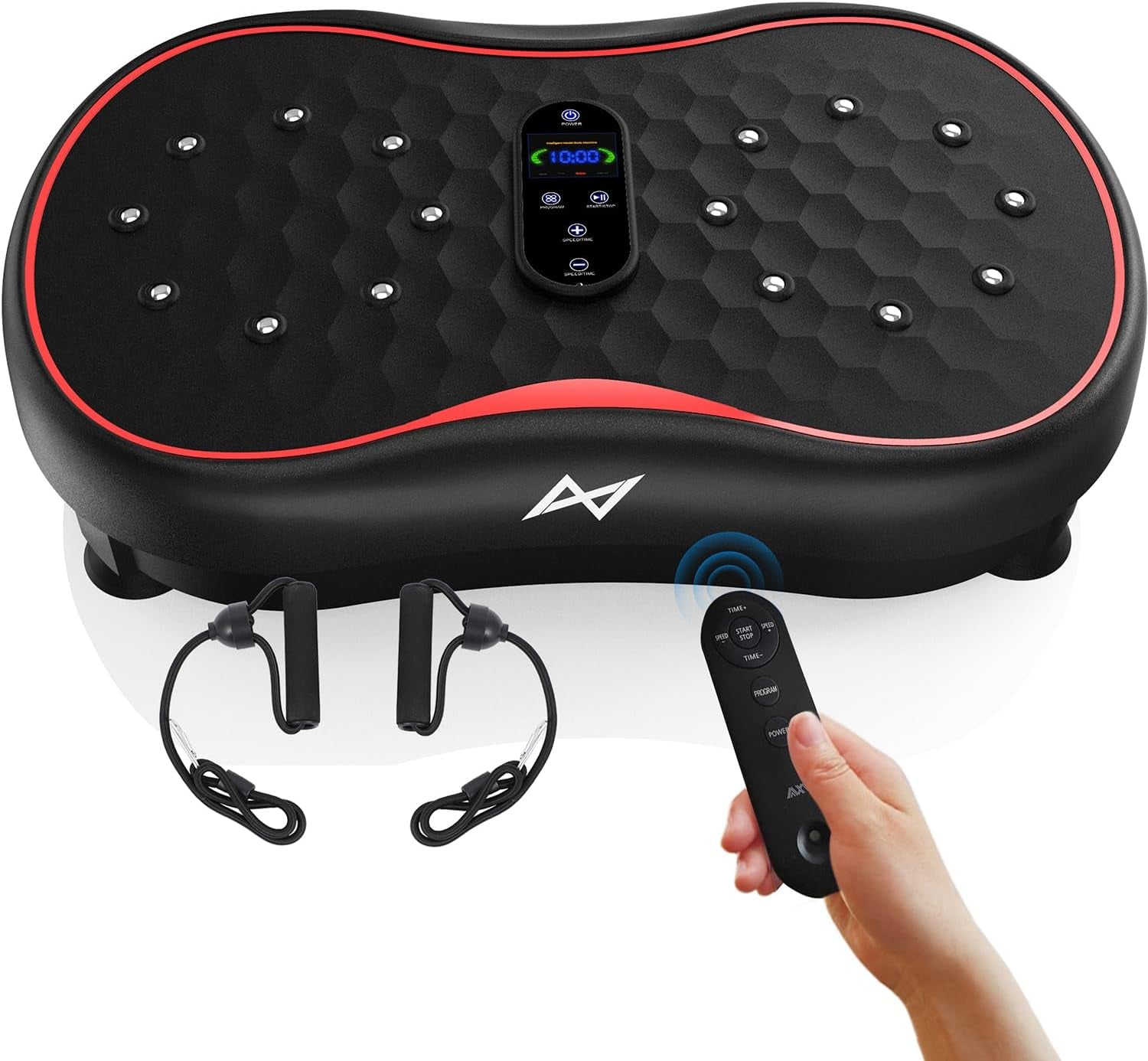 Vibration Plate Fitness Platform Exercise Machine Vibrating Shaking Full Body Shaker Workout Vibrate Stand Shake Board Sport Gym for Weight Loss Fat Burner for Women Men