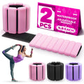 Pilates Ankle Weights 2 Lbs/1Lb Each - Ankle and Wrist Weights Leg Weights for Women Weighted Wristbands Arm Weights for Walking Wrist Weight - Pilates Weights Wrist and Ankle Weights for Women