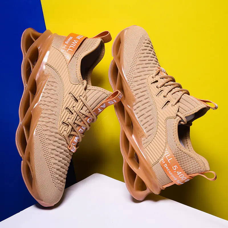 Plus Size Breathable Flyknit Running Shoes for Gym