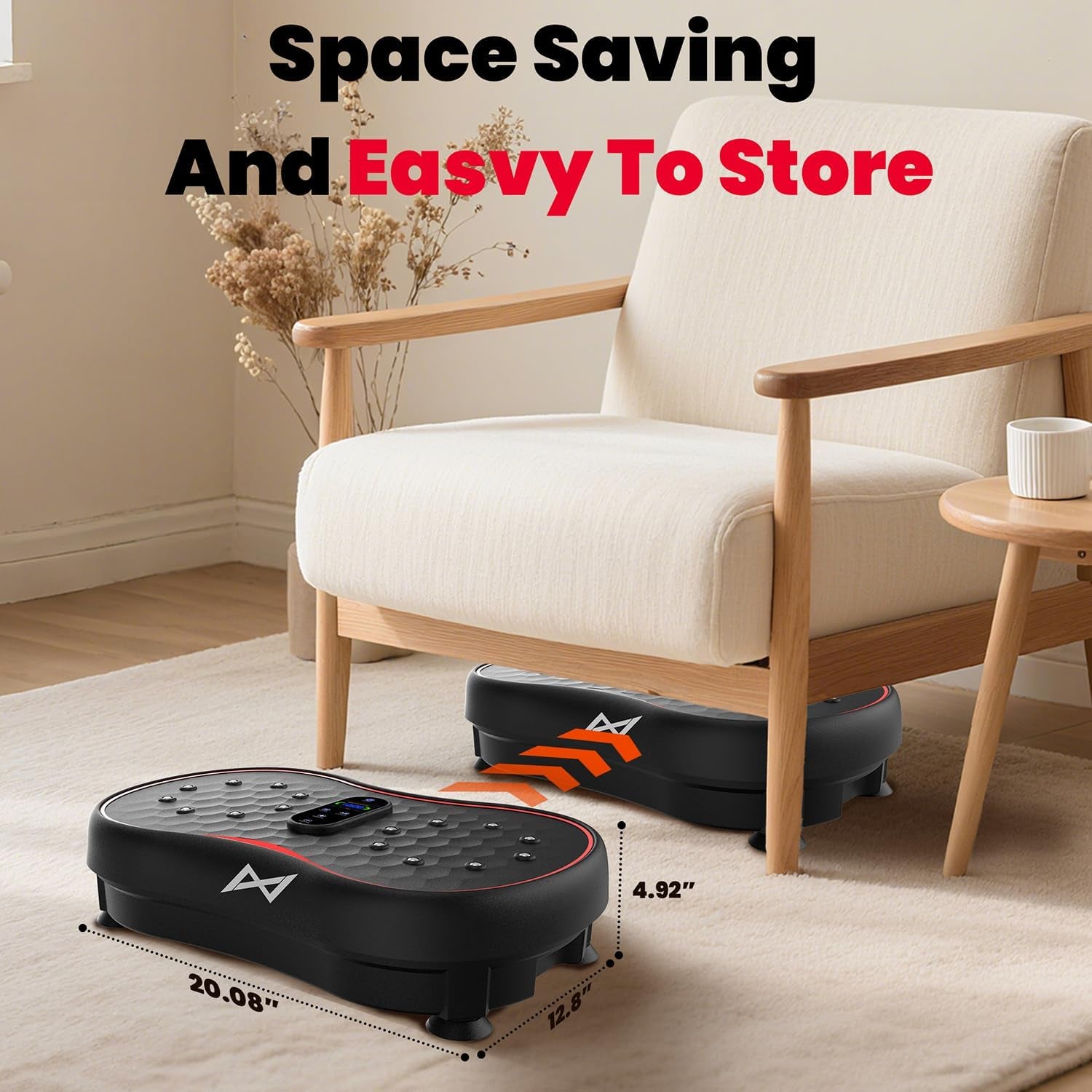 Vibration Plate Fitness Platform Exercise Machine Vibrating Shaking Full Body Shaker Workout Vibrate Stand Shake Board Sport Gym for Weight Loss Fat Burner for Women Men