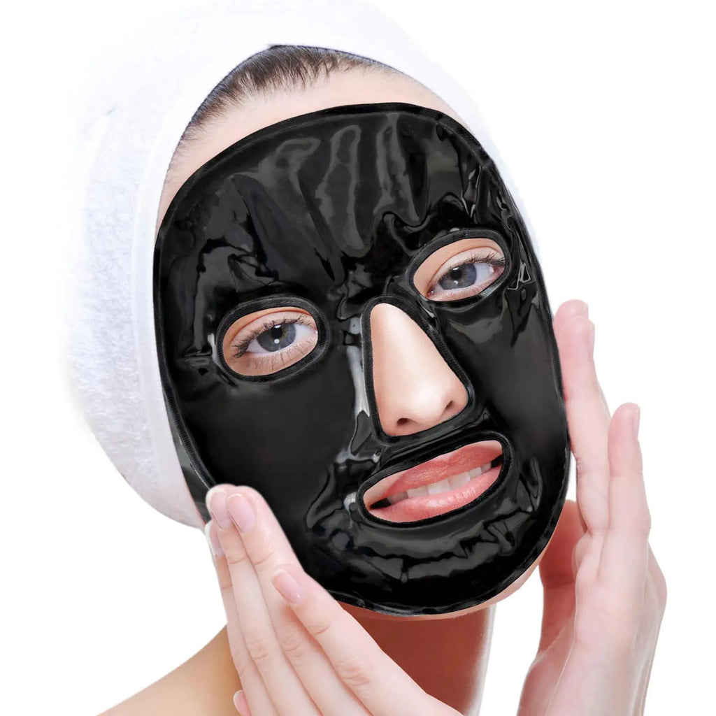 LEOSTEP Cooling Face Mask lce Face Mask Gel Beads Hot Cold Compress Pack Frozen Face Masks for SleepingPressurePuffinessHeadaches