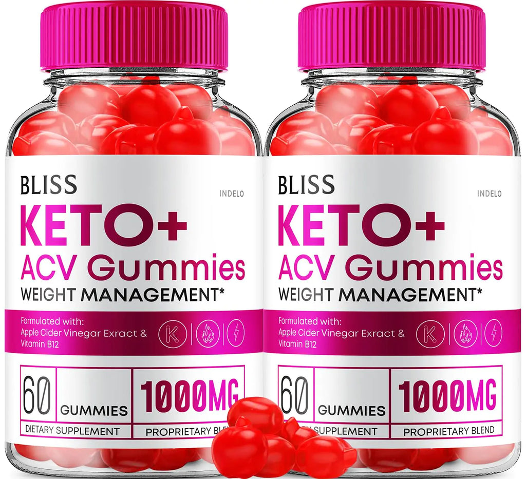 (2 Pack) Bliss Keto ACV Gummies Advanced Weight Loss Bliss Keto + ACV Gummies Apple Cider Vinegar Keto Bliss ACV Gummies Dietary Supplement Bliss Keto Gummies Reviews (120 Gummies)