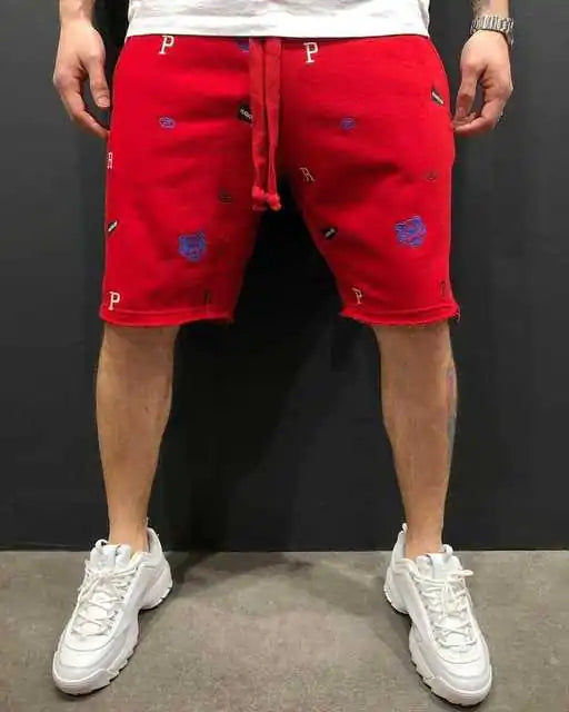 Men's Summer High Street Loose Breathable Gym Shorts