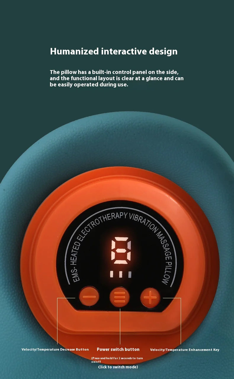 Portable Cervical Neck Massager Pillow