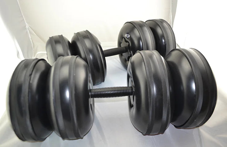 Adjustable 25kg Water-Filled Dumbbells for Men