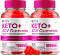 (2 Pack) Bliss Keto ACV Gummies Advanced Weight Loss Bliss Keto + ACV Gummies Apple Cider Vinegar Keto Bliss ACV Gummies Dietary Supplement Bliss Keto Gummies Reviews (120 Gummies)