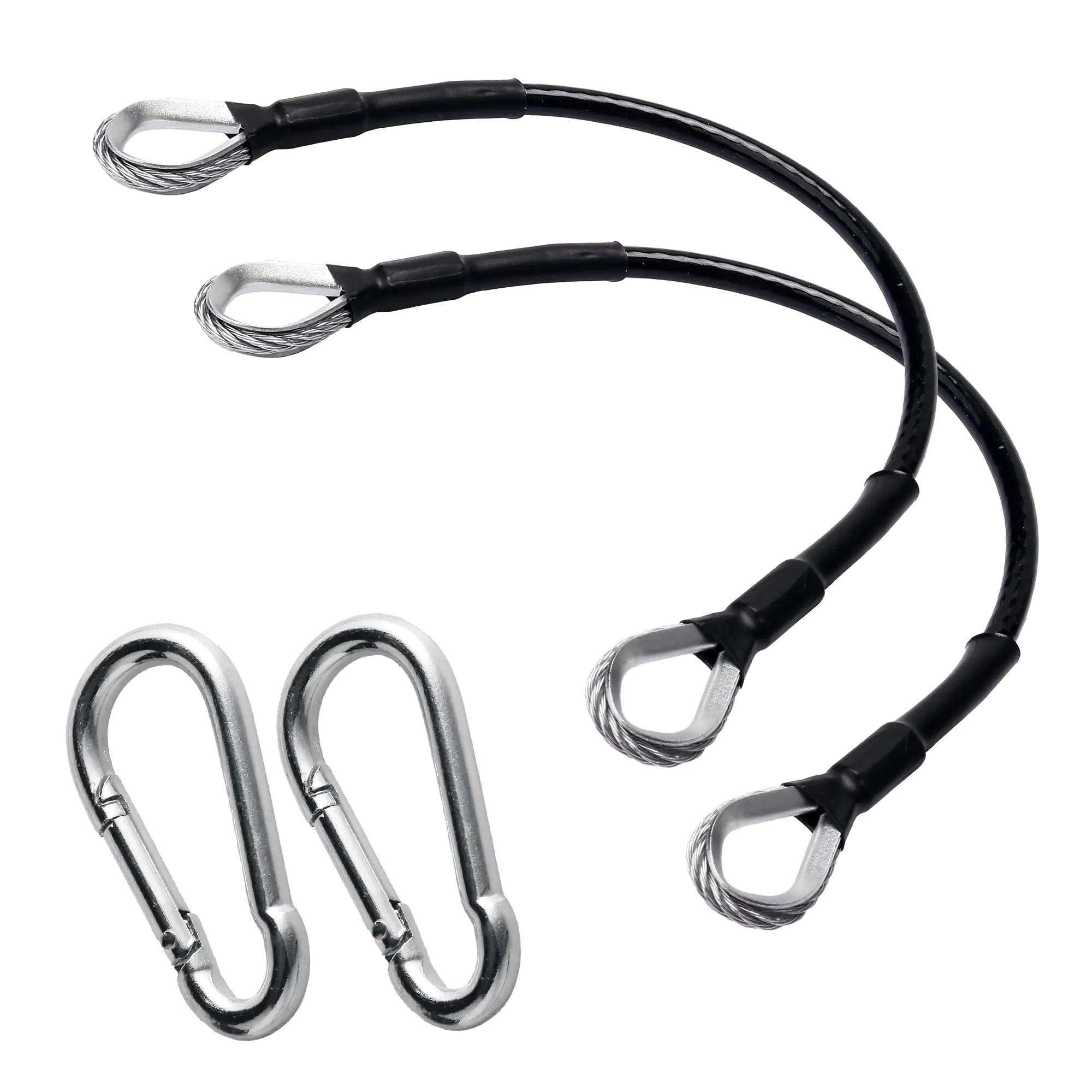 GAQUECY 2pcs Gym Cable Extension 10" Fitness Cable Extension Rope Home Gym Cable Machine Attachment