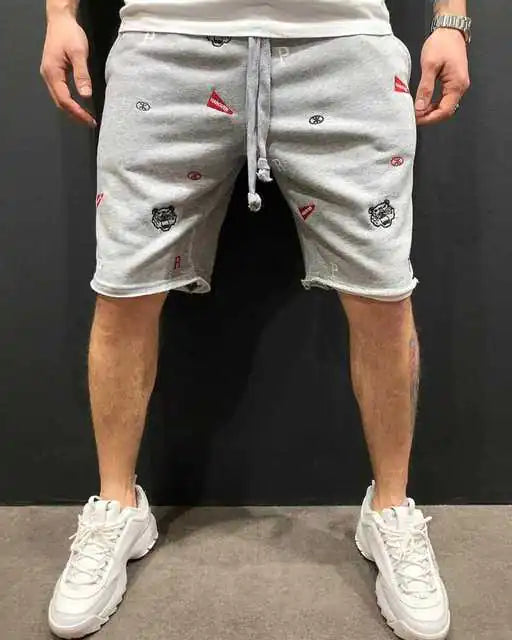 Men's Summer High Street Loose Breathable Gym Shorts