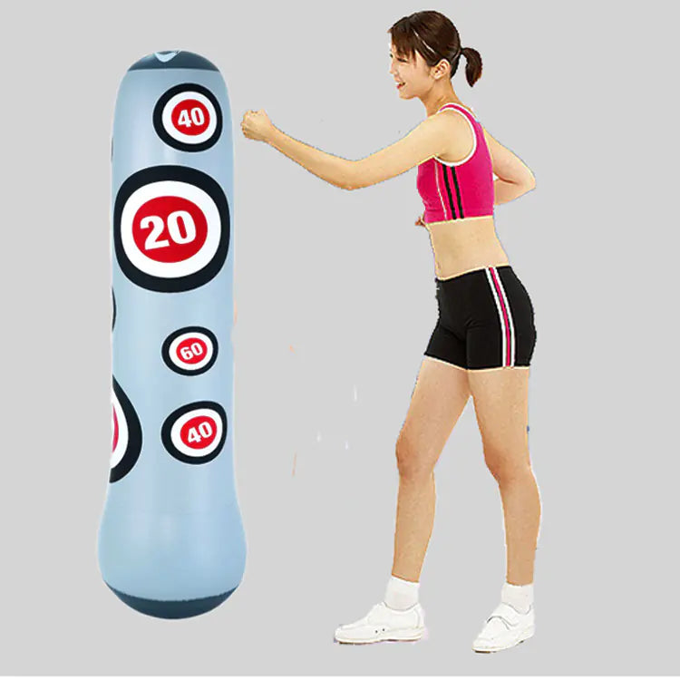 Inflatable Stand-Up Punching Bag for Stress Relief