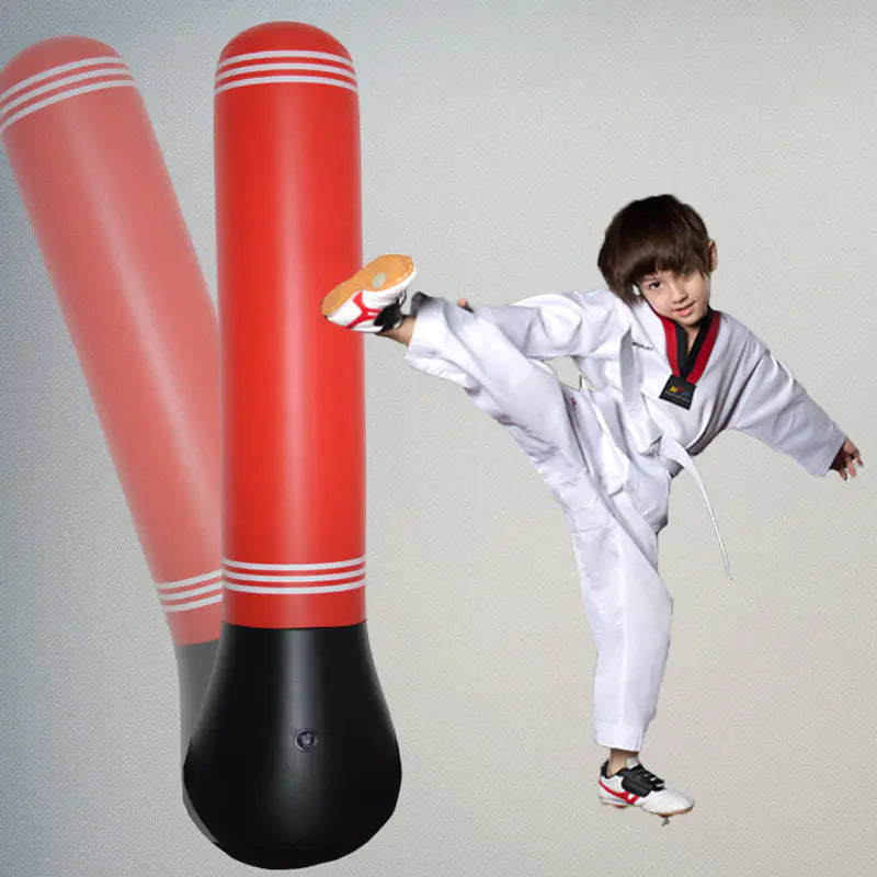 Inflatable Stand-Up Punching Bag for Stress Relief